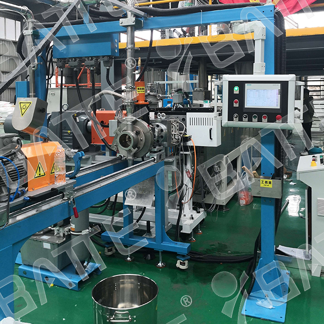 double pillar screen changer for PE granulation production line