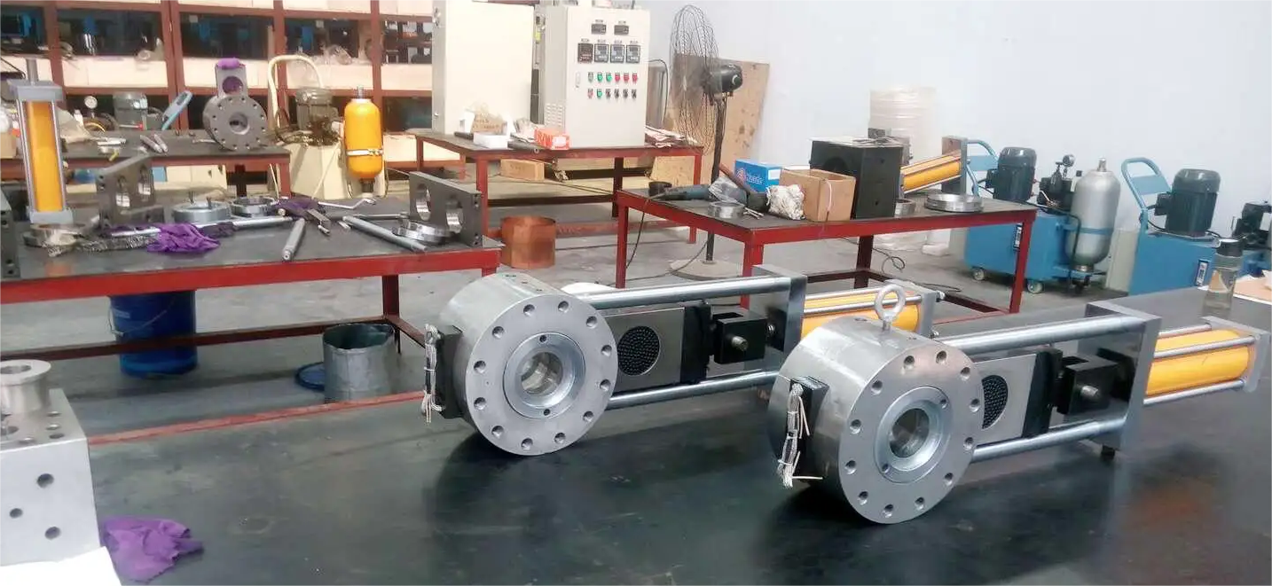 single plate hydraulic screen changer